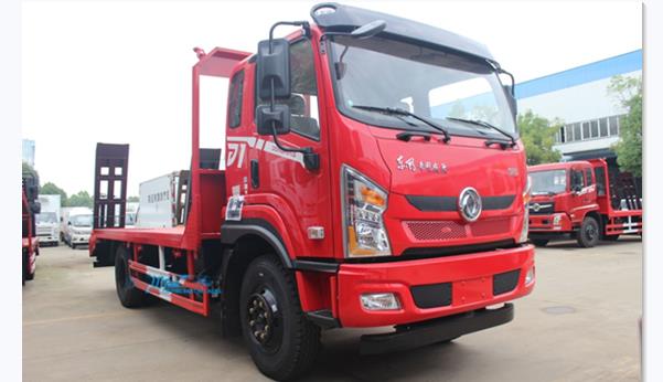 國六東風專底D1單橋平板運輸車